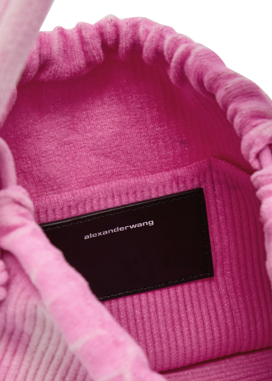 Alexander Wang Ryan Ribbed-knit top Handle bag - Pink - One Size
