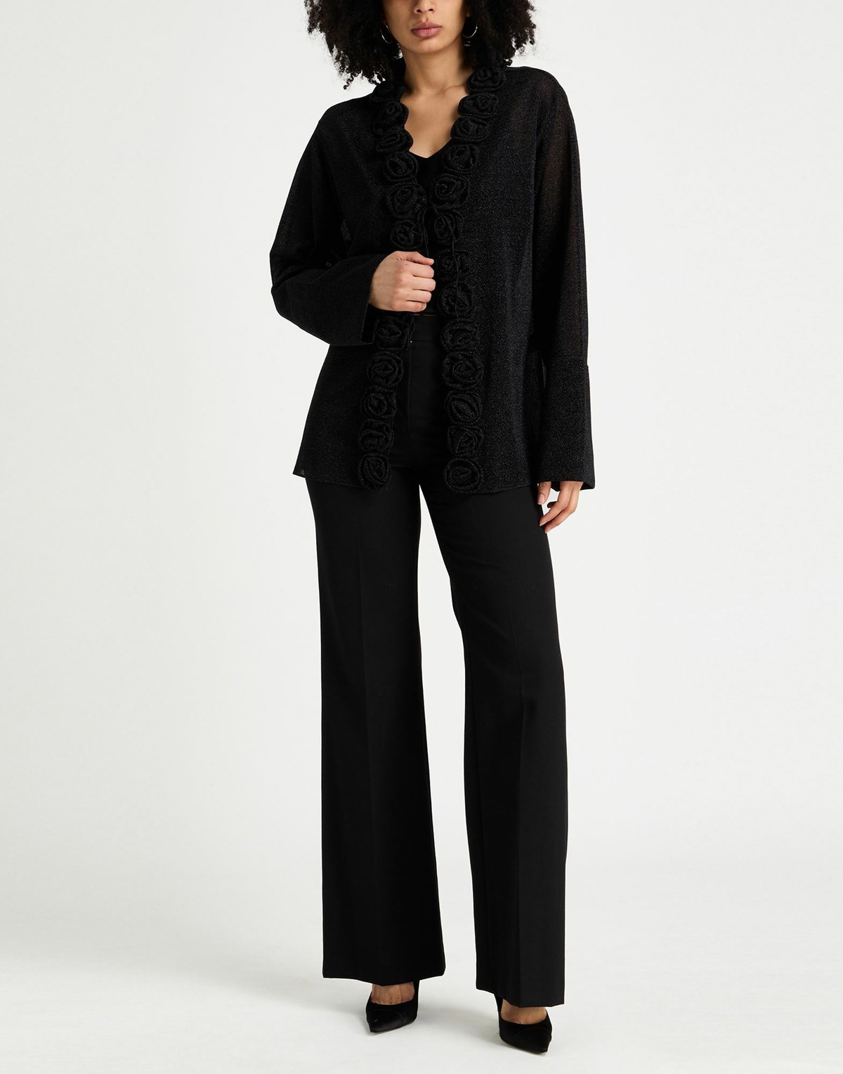 Oséree Womens Cardigan in Black