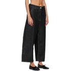 Studio Nicholson Black Chalco Wide Leg Jeans