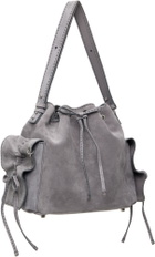 Acne Studios Gray Multipocket Bucket Bag