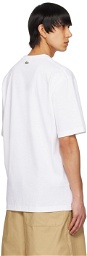 Lacoste White Loose-Fit T-Shirt