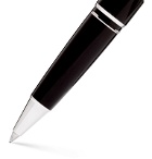 Montblanc - Meisterstück Full-Grain Leather Cardholder and Resin Ballpoint Pen Set - Black