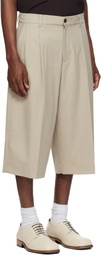 MMIC Beige Morrison Bermuda Shorts