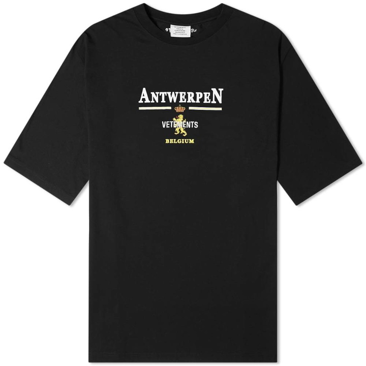 Photo: VETEMENTS Oversize Antwerp Logo Tee