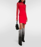 Givenchy Shark Lock embellished knee-high boots