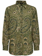 ETRO - Printed Cotton Long Sleeve Shirt