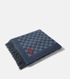 Gucci GG wool and cashmere blanket