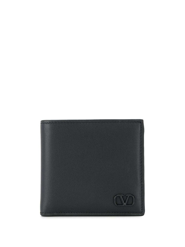Photo: VALENTINO GARAVANI - Vlogo Signature Leather Bifold Wallet