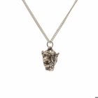 Heresy Men's Goblin Head Necklace in Oxidised Silver