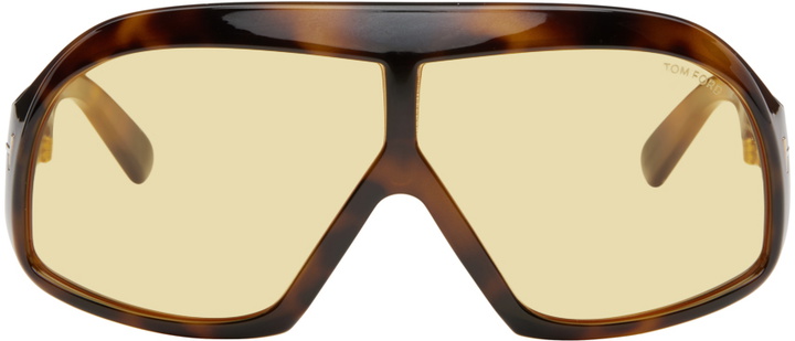 Photo: TOM FORD Brown Cassius Sunglasses