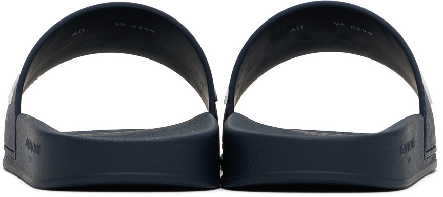 【関税込み】Givenchy ネイビー Slide フラット プールスライド Givenchy Navy Slide Flat Pool Slides Givenchy