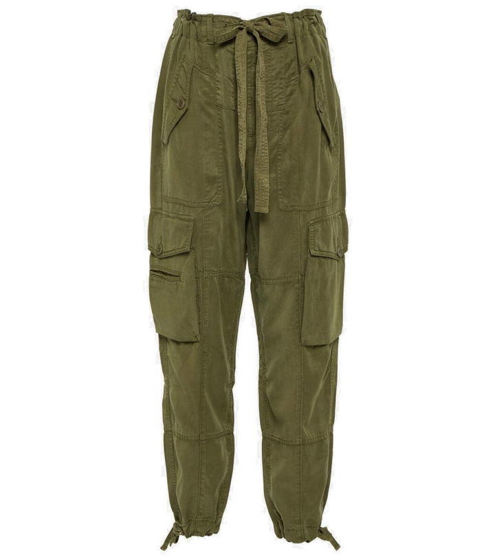 Photo: Polo Ralph Lauren High-rise canvas cargo pants