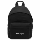 Palm Angels Men's Cordura Classic Logo Backpack in Black/White 
