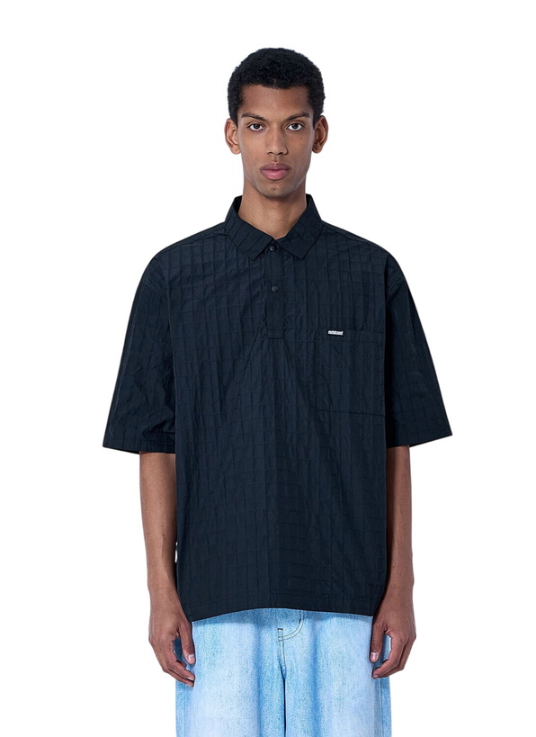 Photo: Metalwood Textured Cotton Overshirt