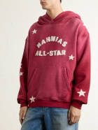NAHMIAS - All Star Printed Cotton-Jersey Hoodie - Red