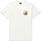 Stüssy - Laguna 80 Printed Pigment-Dyed Cotton-Jersey T-Shirt - White