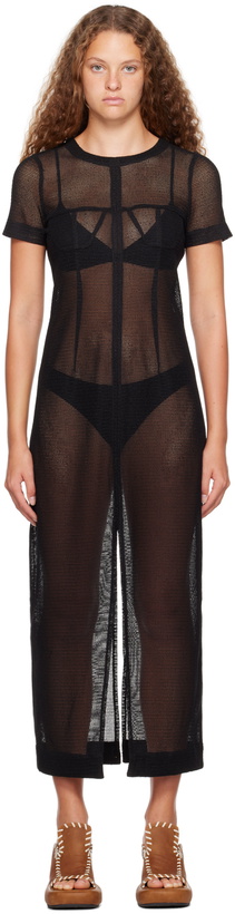 Photo: Eckhaus Latta Black Siren Maxi Dress