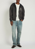 Duke And Dexter Paint Splatter Print Cotton Sweatshirt Black