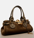 Chloé Paddington Medium suede shoulder bag