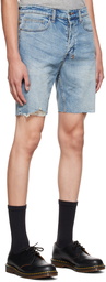 Ksubi Blue Chopper North Shorts