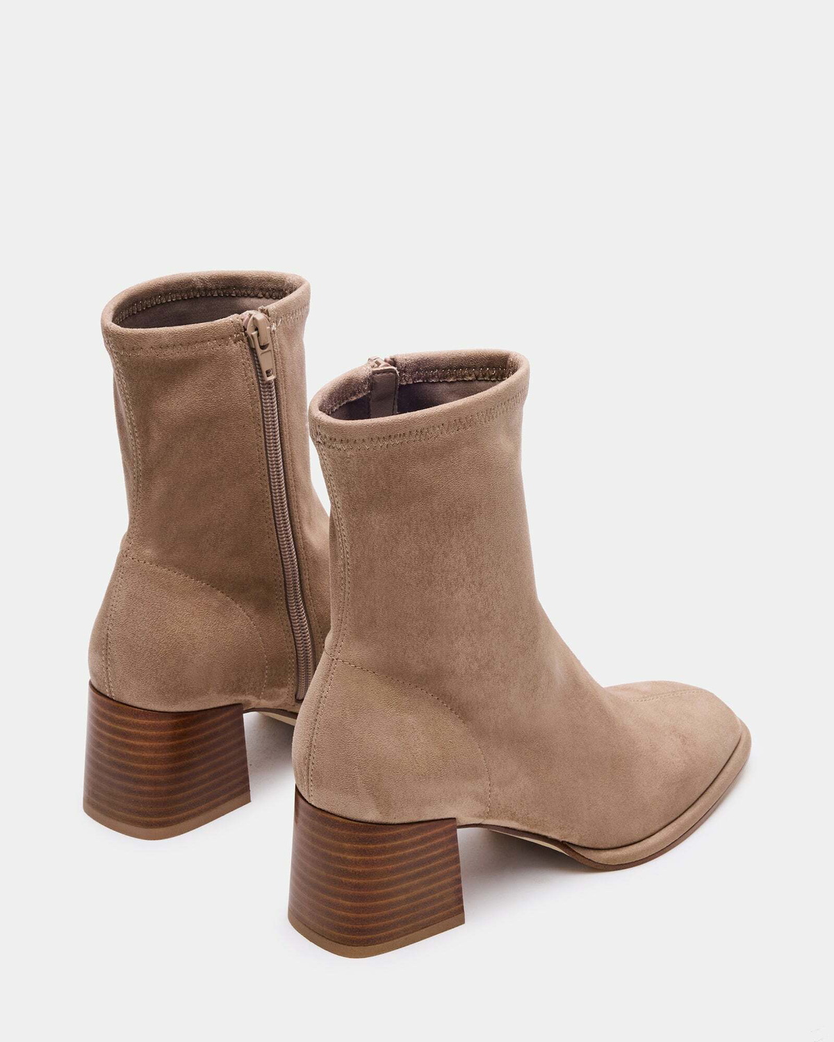 Steve Madden Pammy Booties in Taupe