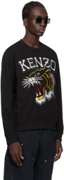 Kenzo Black Kenzo Paris Tiger Varsity Sweatshirt