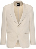 BOSS Huge Linen & Cotton Single Breast Jacket