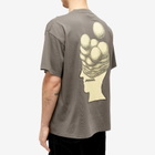 Brain Dead Men's Brain Growth T-Shirt in Concrete