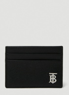 TB Monogram Cardholder in Black