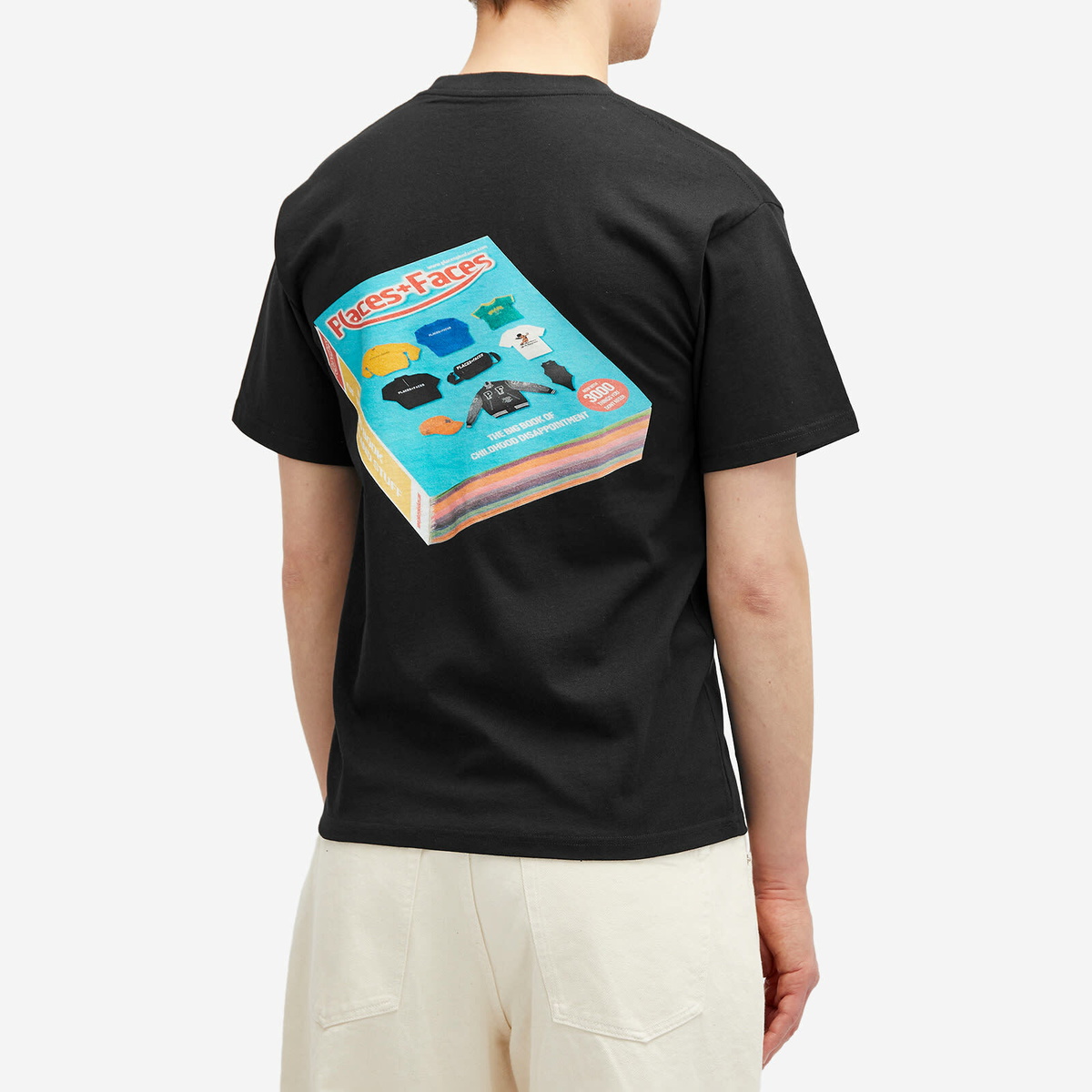 PLACES+FACES Men's Disappointment T-Shirt in Black