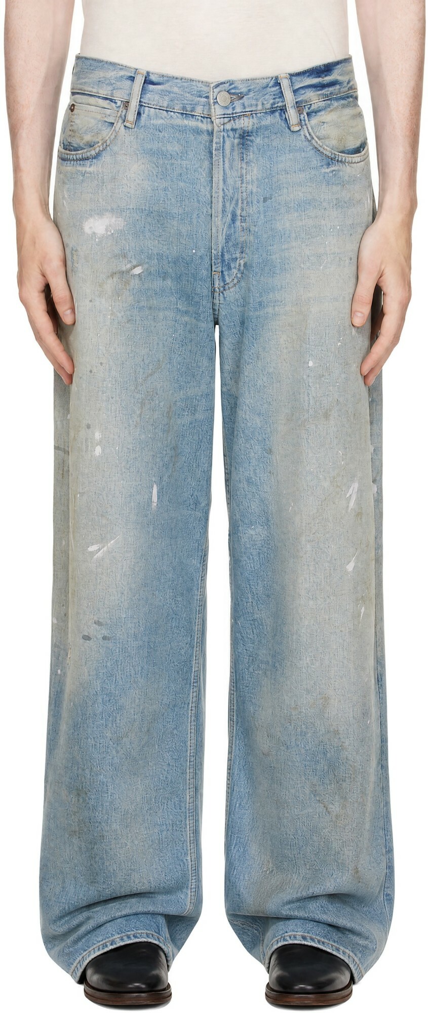 Acne Studios Blue Loose Fit 1981 Jeans