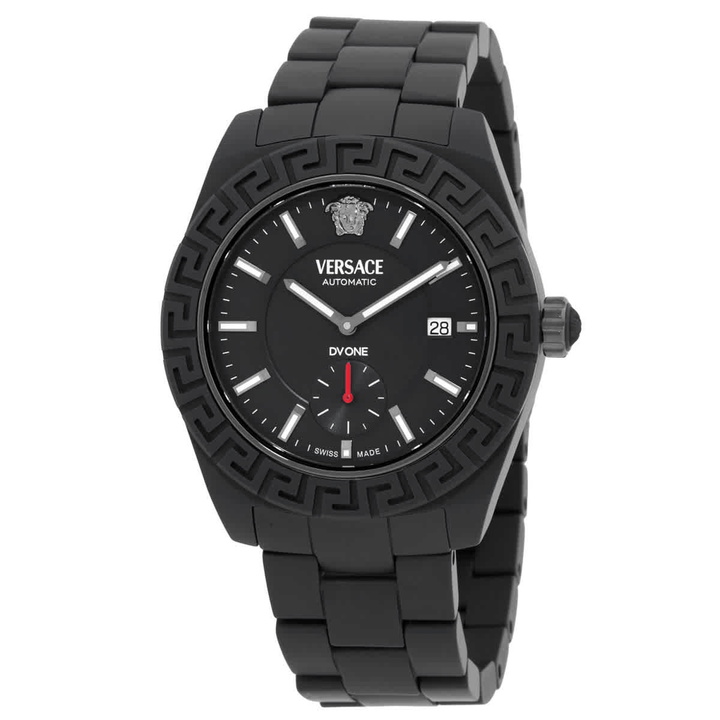 Photo: Versace DV One Automatic Black Dial Mens Watch VE7K00123