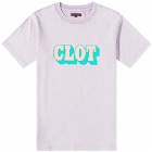 CLOT Acid Wash Logo T-Shirt in Purple