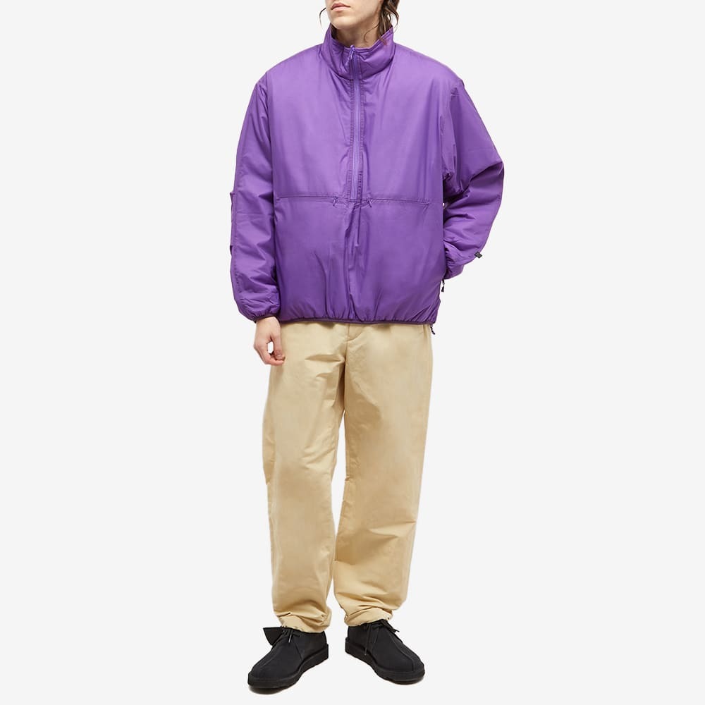 DAIWA Men's Tech Reversible Pullover Puff Jacket in Purple DAIWA