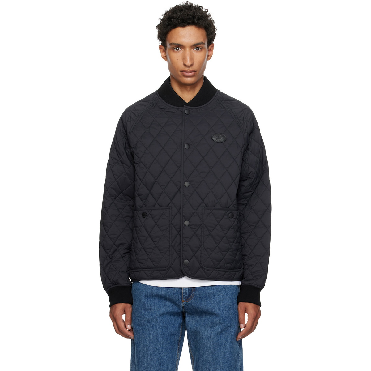 Burberry Black Quilted Nylon Jacket