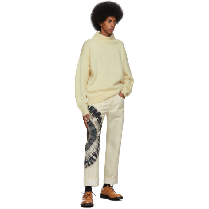 Dries Van Noten Off-White Tie-Dye Panthero Jeans Dries Van Noten