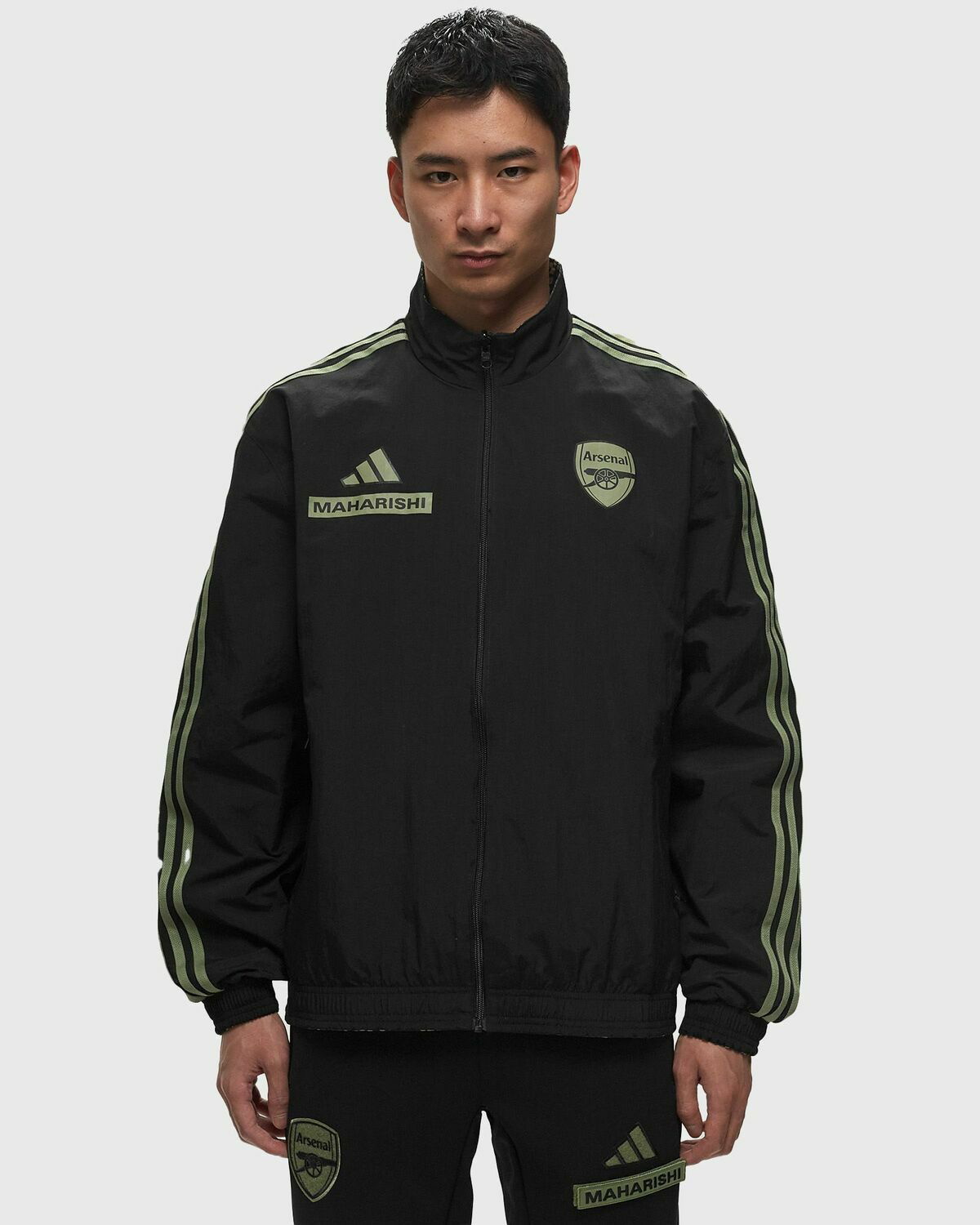 Adidas Fc Arsenal X Maharishi M Anth Jk Black Track Jackets adidas