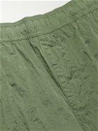 Stone Island - Logo-Appliquéd Straight-Leg Mid-Length Swim Shorts - Green