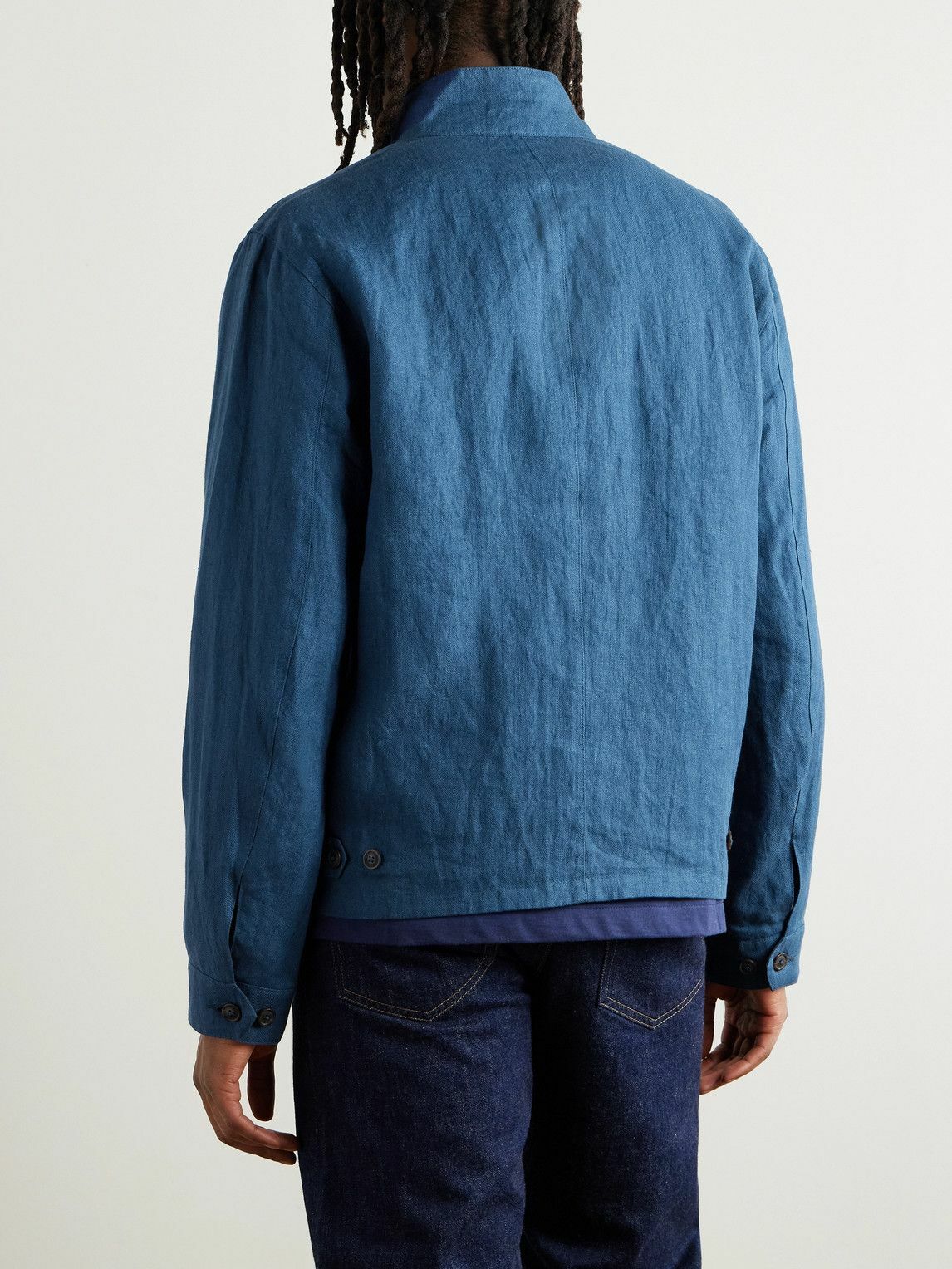 Polo Ralph Lauren - Reversible Herringbone Linen and Taffeta