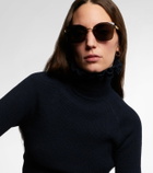 Bvlgari Tubogas cat-eye sunglasses