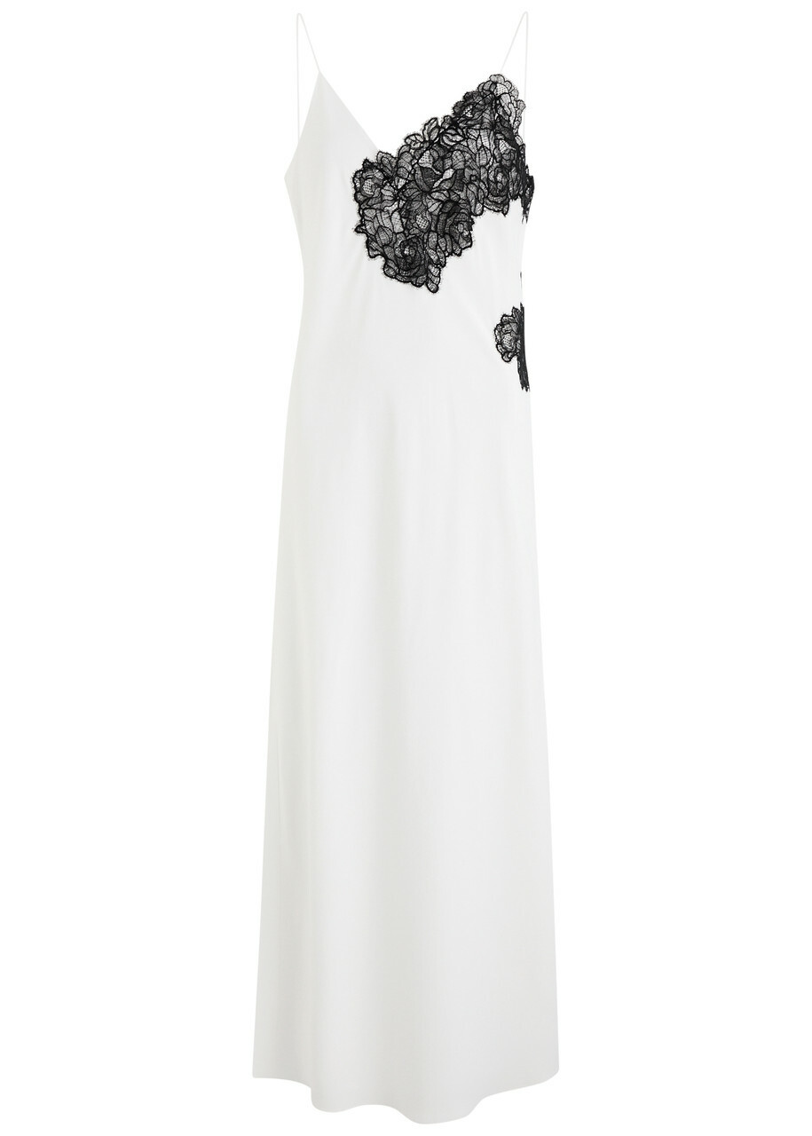 chinese dress ladies Rowan Lace Dress in White main image 1