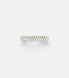 Shay Jewelry Jumbo 18kt white gold (750/1000) ear cuff with diamonds