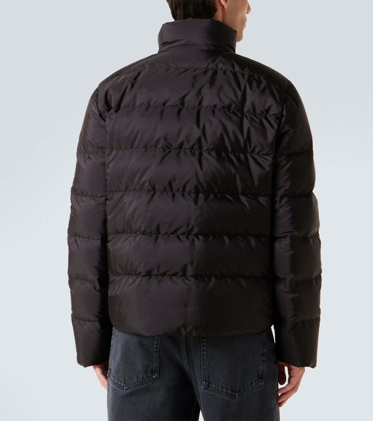 Prada Logo quilted down jacket