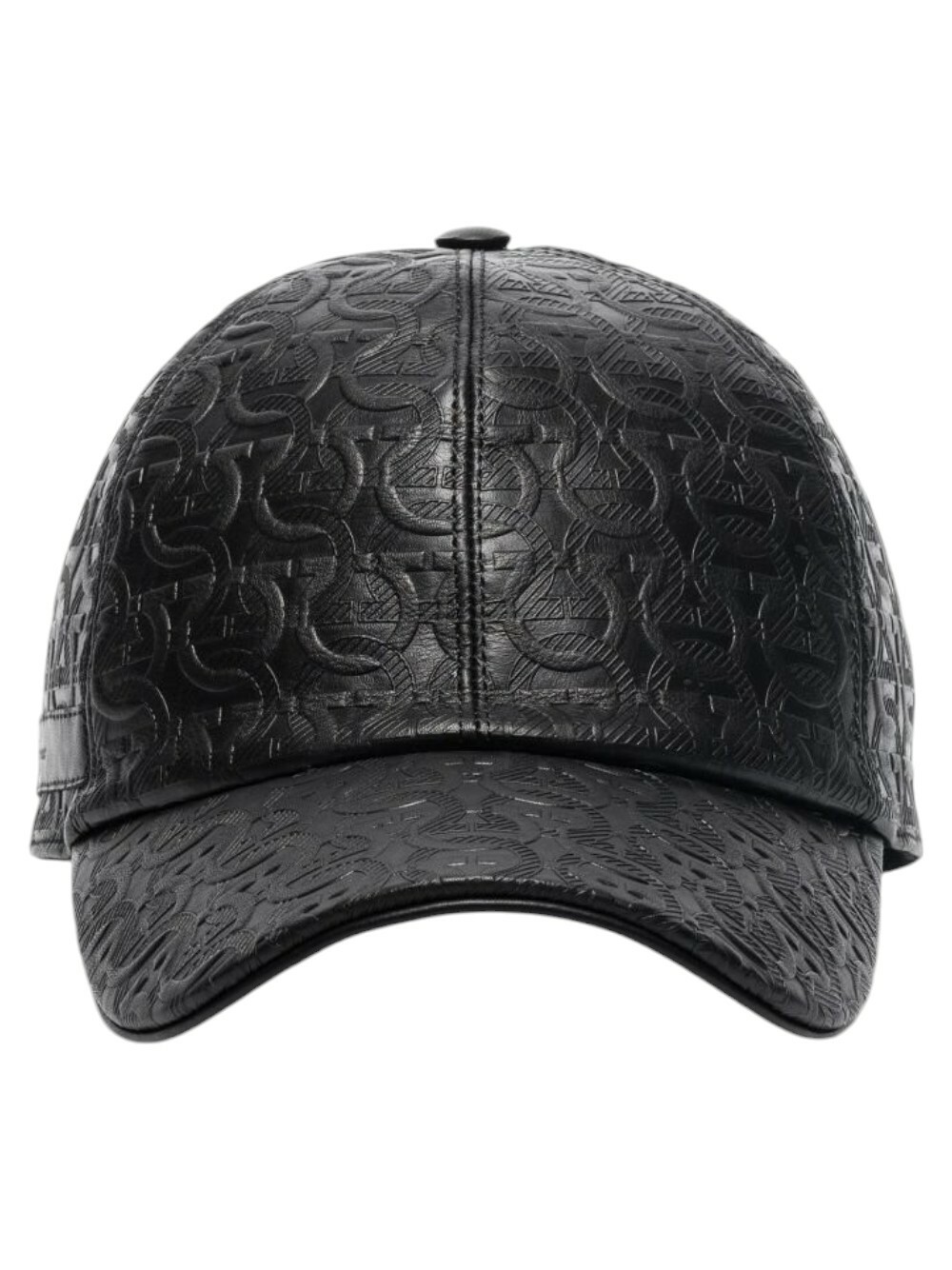 Salvatore Ferragamo Off-White & Gray Gancini Baseball Cap