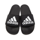 adidas Originals Black and White Adilette Comfort Slides