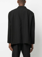 The Frankie Shop Black Beo Single-Breasted Blazer