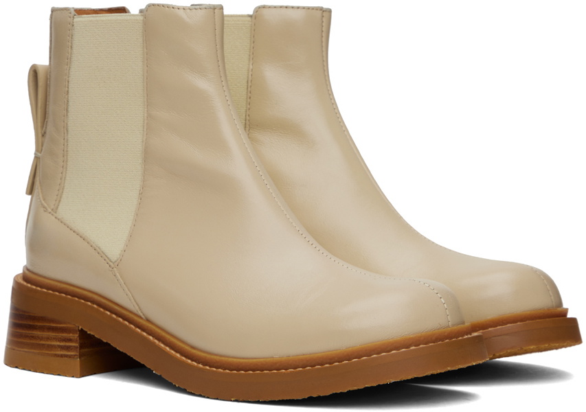 See by Chloé Off-White Mallory Chelsea Boots