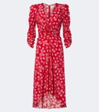 Isabel Marant Albini floral silk-blend midi dress