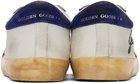 Golden Goose White & Brown Super-Star Classic Low-Top Sneakers