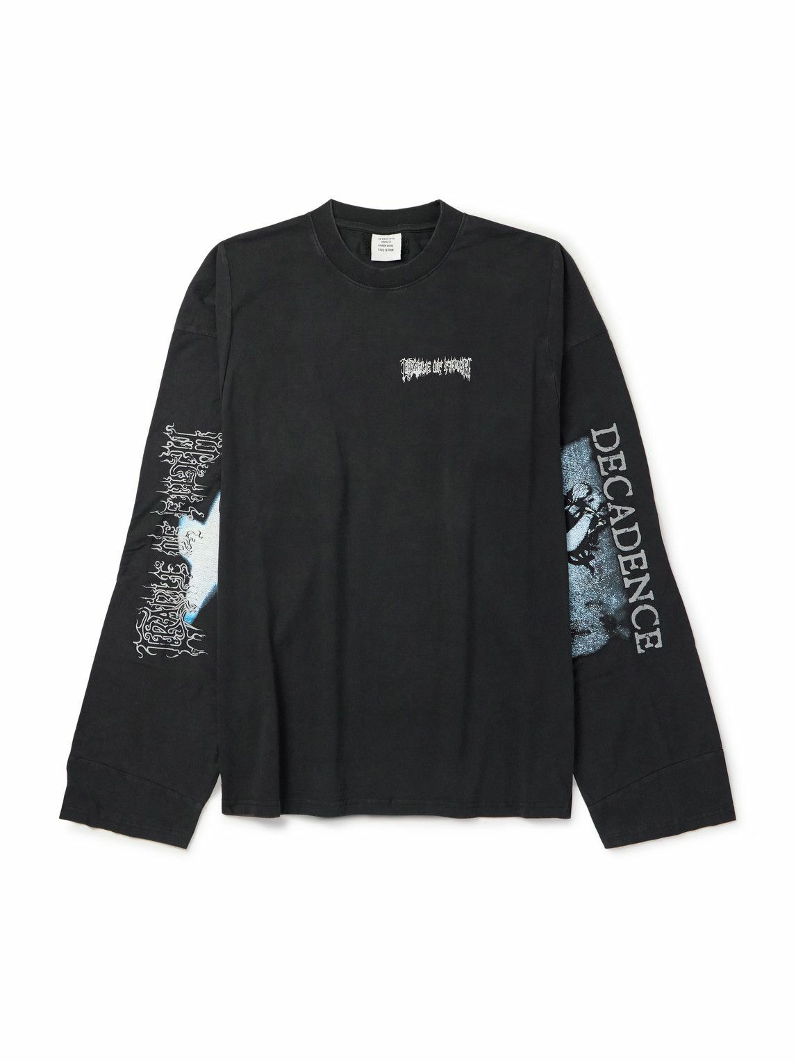 Vetements - Bling Bling Oversized Logo-Studded Cotton-Jersey